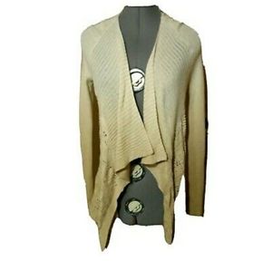 Nwot INC Ombre Tunic Cardigan Sweater XS Cream Tan